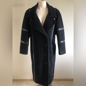 Vintage Black Trench Coat